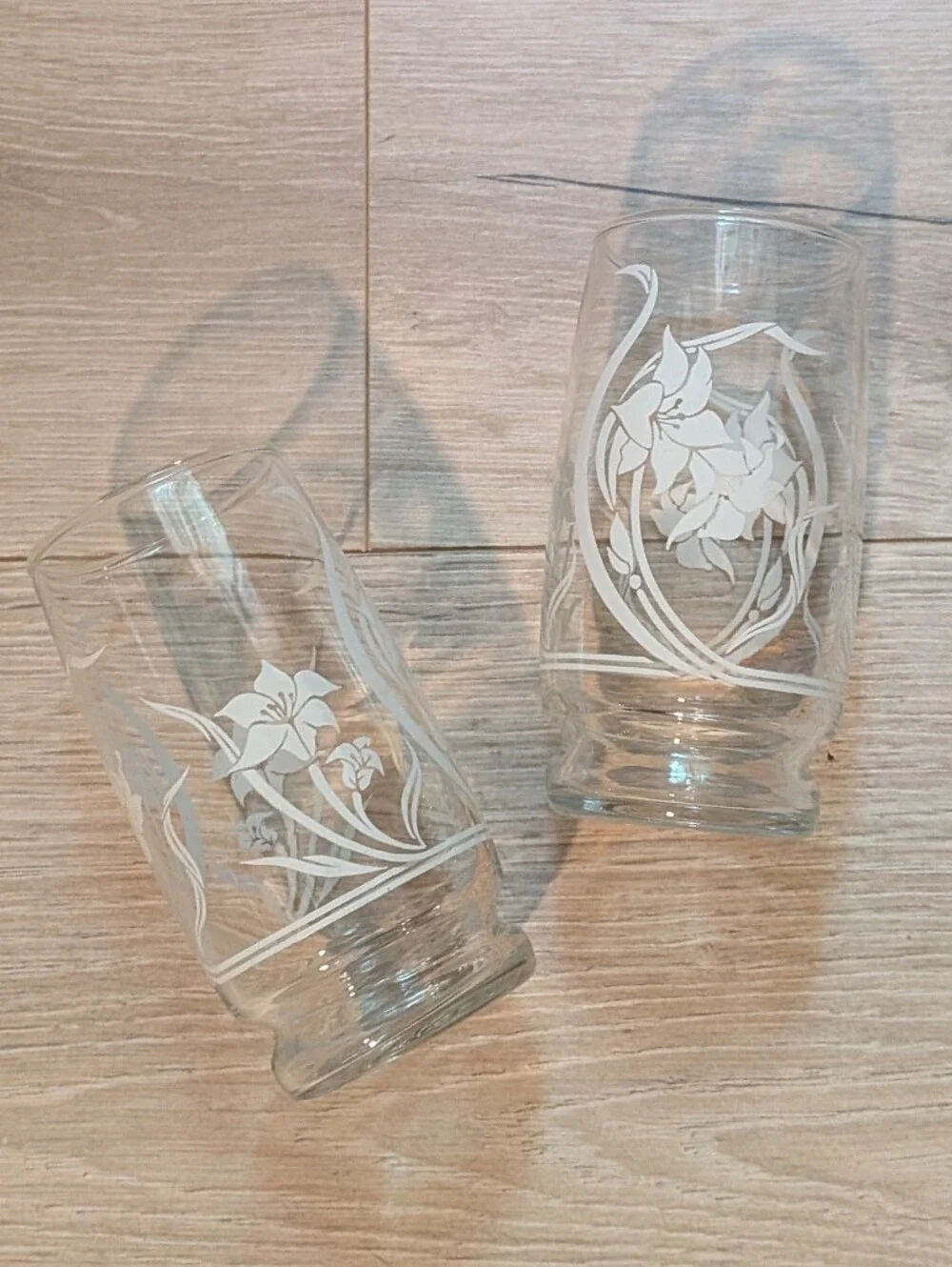Floral Drinking Glass Set